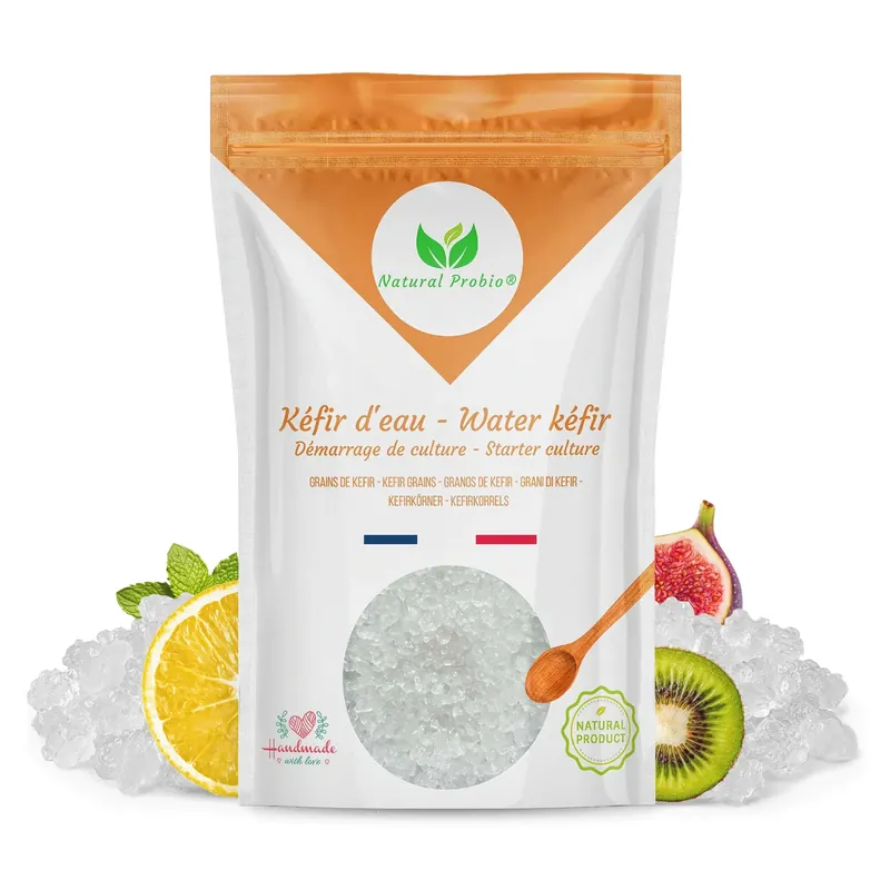 Sachet de grains de kéfir d'eau vivants Natural Probio